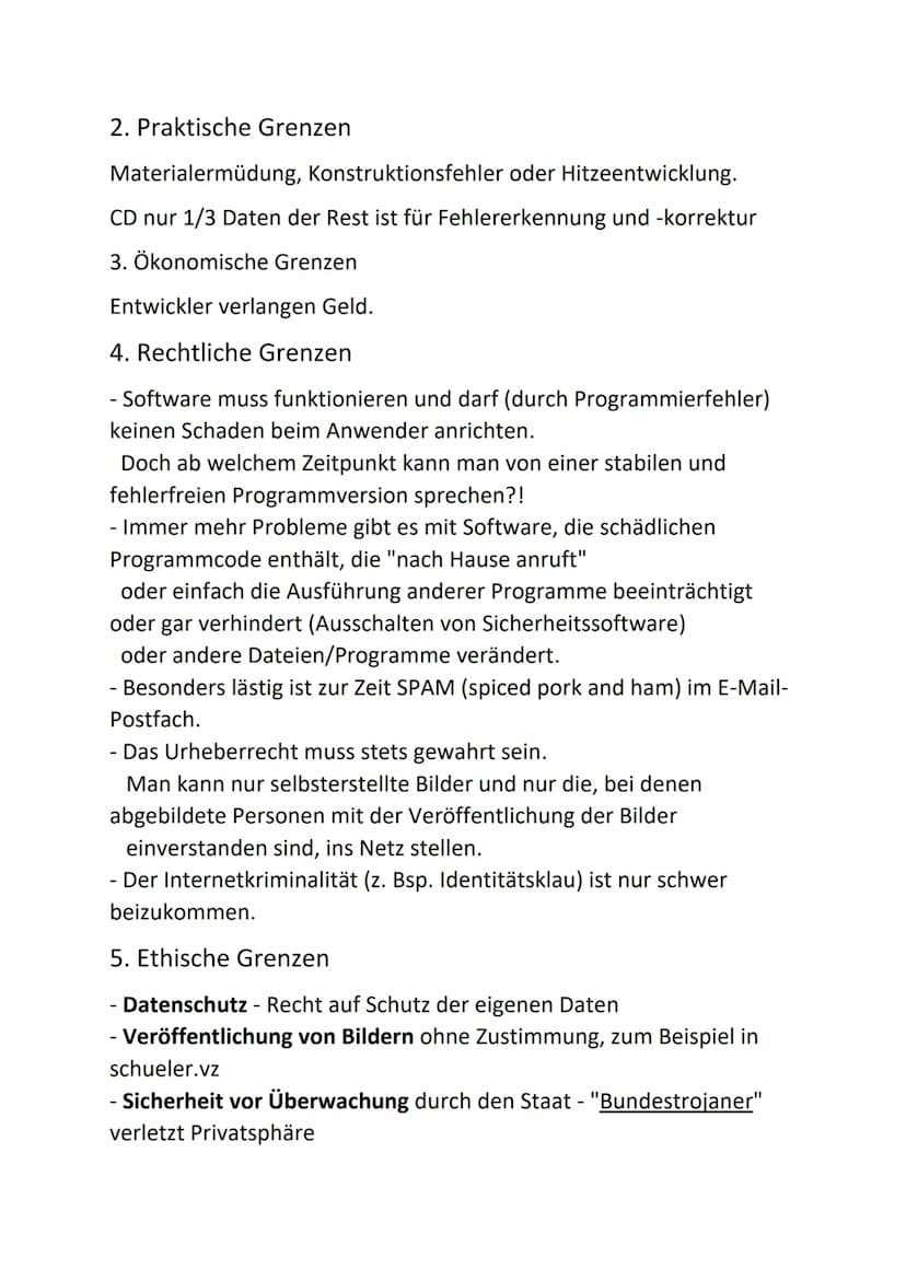 Grenzen der Programmierung und der Informatik
1. Theoretische Grenzen
Programmierbarkeit und Berechenbarkeit
Was bedeutet ,,berechenbarkeit"