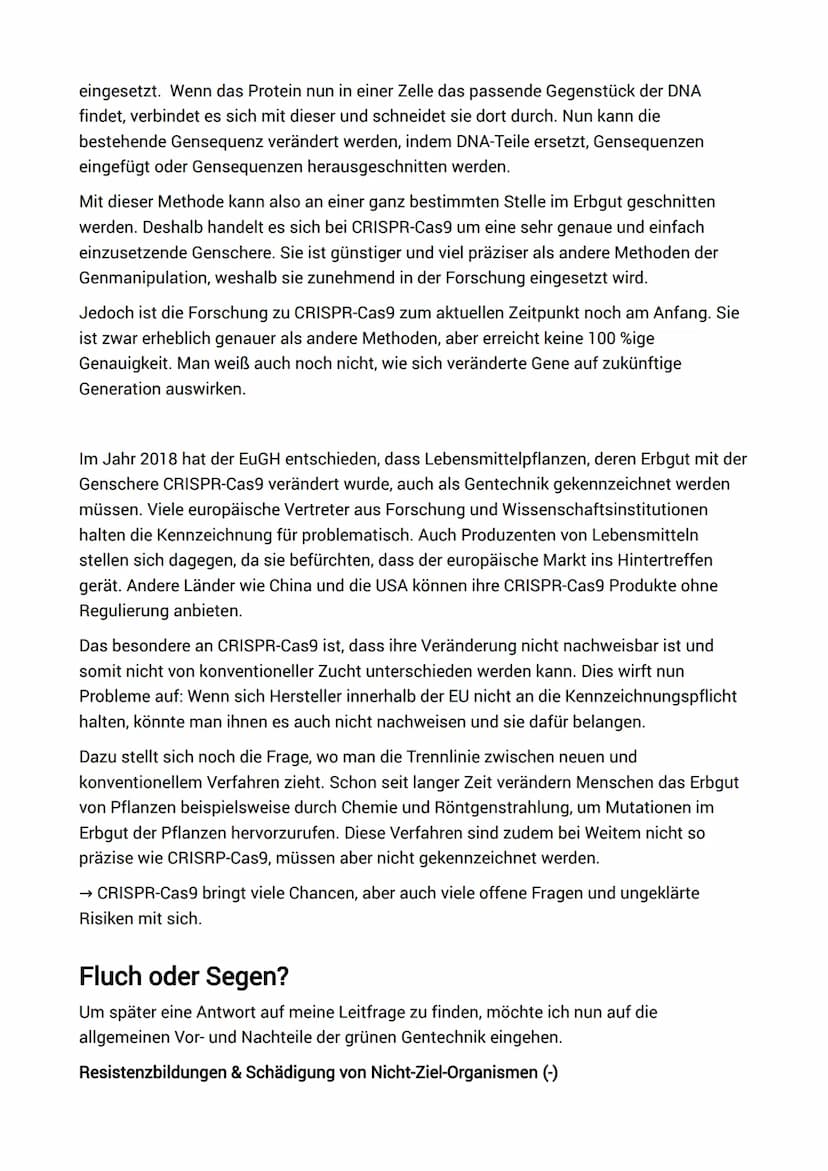 Themen
Leitfrage: Können wir 2050 unsere wachsende Weltbevölkerung noch ohne genetisch
veränderte Lebensmittel ausreichend ernähren?
●
●
(Ei