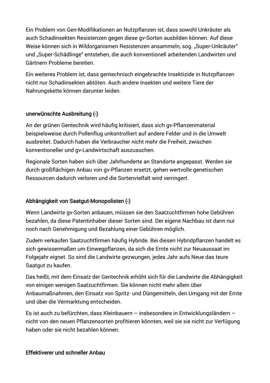 Themen
Leitfrage: Können wir 2050 unsere wachsende Weltbevölkerung noch ohne genetisch
veränderte Lebensmittel ausreichend ernähren?
●
●
(Ei