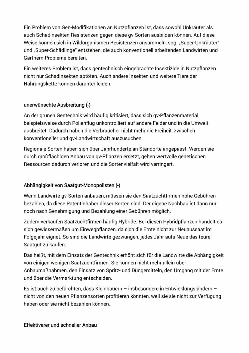 Themen
Leitfrage: Können wir 2050 unsere wachsende Weltbevölkerung noch ohne genetisch
veränderte Lebensmittel ausreichend ernähren?
●
●
(Ei