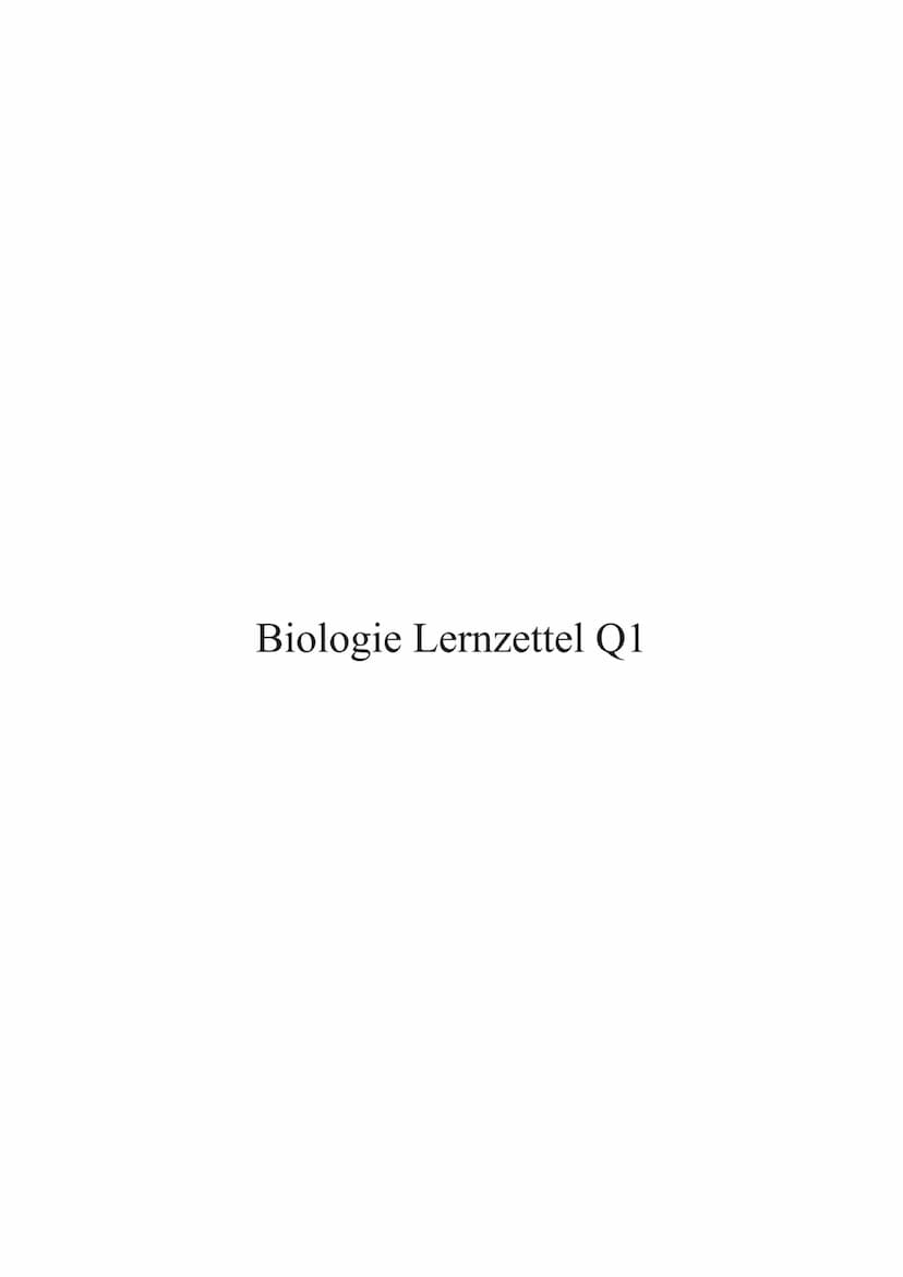 Biologie Lernzettel Q3 (stand: 25.10.2020) Biologie Lernzettel Q1 Biologie Lernzettel Q2 Biologie Lemn zettel Q3
- Okologie: Wichtige Begrif