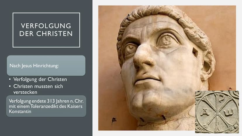 DAS CHRISTENTUM
OPY
eine Präsentation von Kelly
DI
XC
EGO TAS-
SUM ET
VIA VITA
VERI
कम INHALTSVERZEICHNIS
Fakten
Konfessionen
Jesus Christus