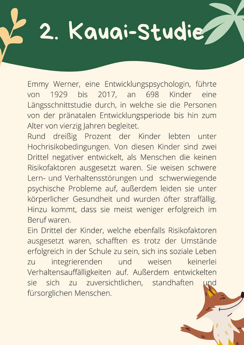 RESILIENZ
Informationen für Eltern und
pädagogische Fachkräfte
R Inhalt
1. Definition
2. Kauai-Studie
3. Schutzfaktoren
4. Risikofaktoren
5.