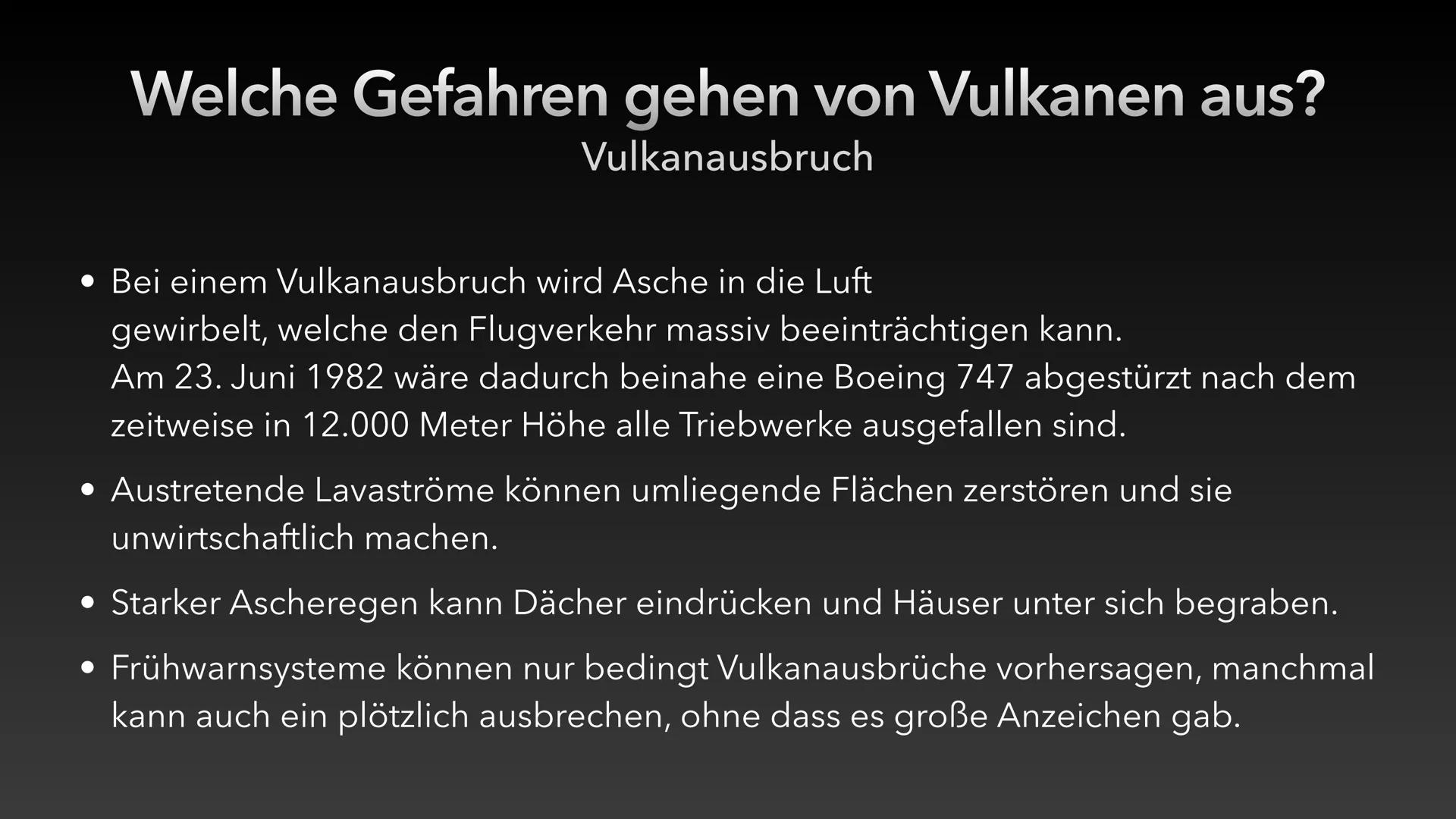 Leben in der Nähe von Vulkanen
Vor- und Nachteile
Landwirtschaftliche Aspekte:
Die Erde in der Nähe von Vulkanen ist sehr fruchtbar, weil di