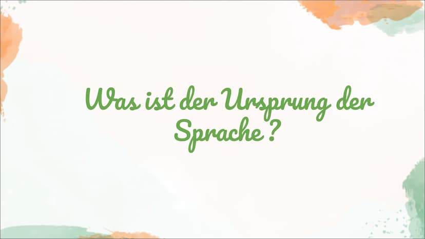 Herders Abhandlung über den
Ursprung der Sprache Was ist der Ursprung von Sprache?
Herders Abhandlung über den Ursprung der Sprache
Gliederu