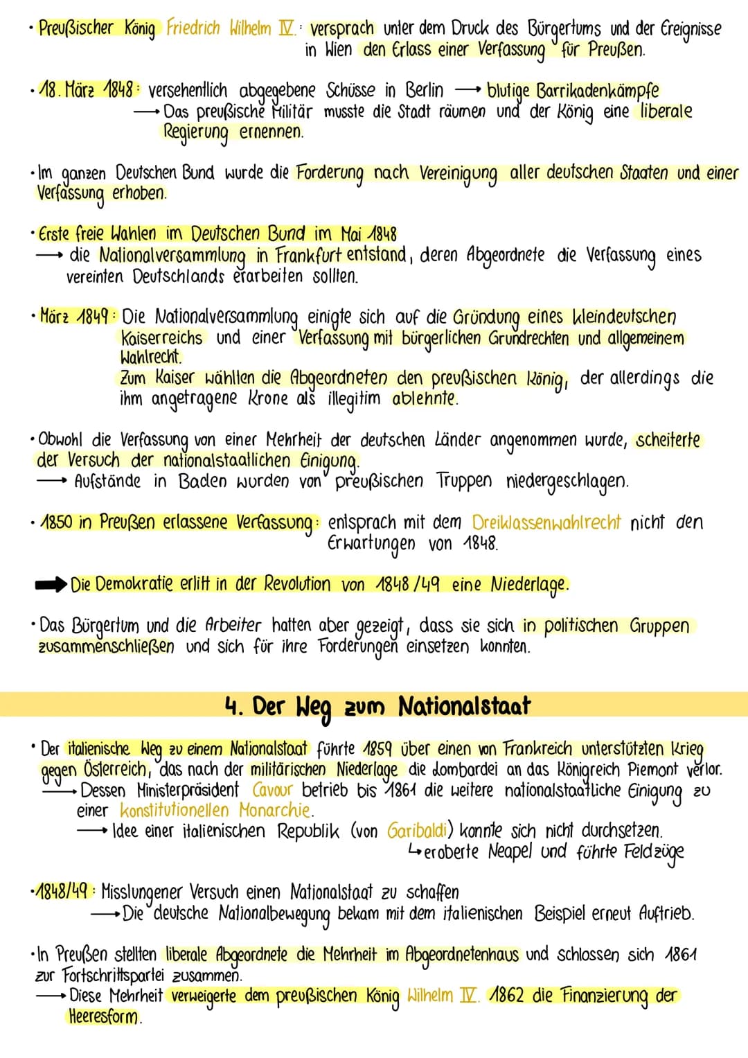 Geschichte
1. Studienvierteljahr
GesM 5
Vom Wiener Kongress
bis zur Gründung des
Deutschen Reiches 1. Restauration, Liberalismus und Nationa