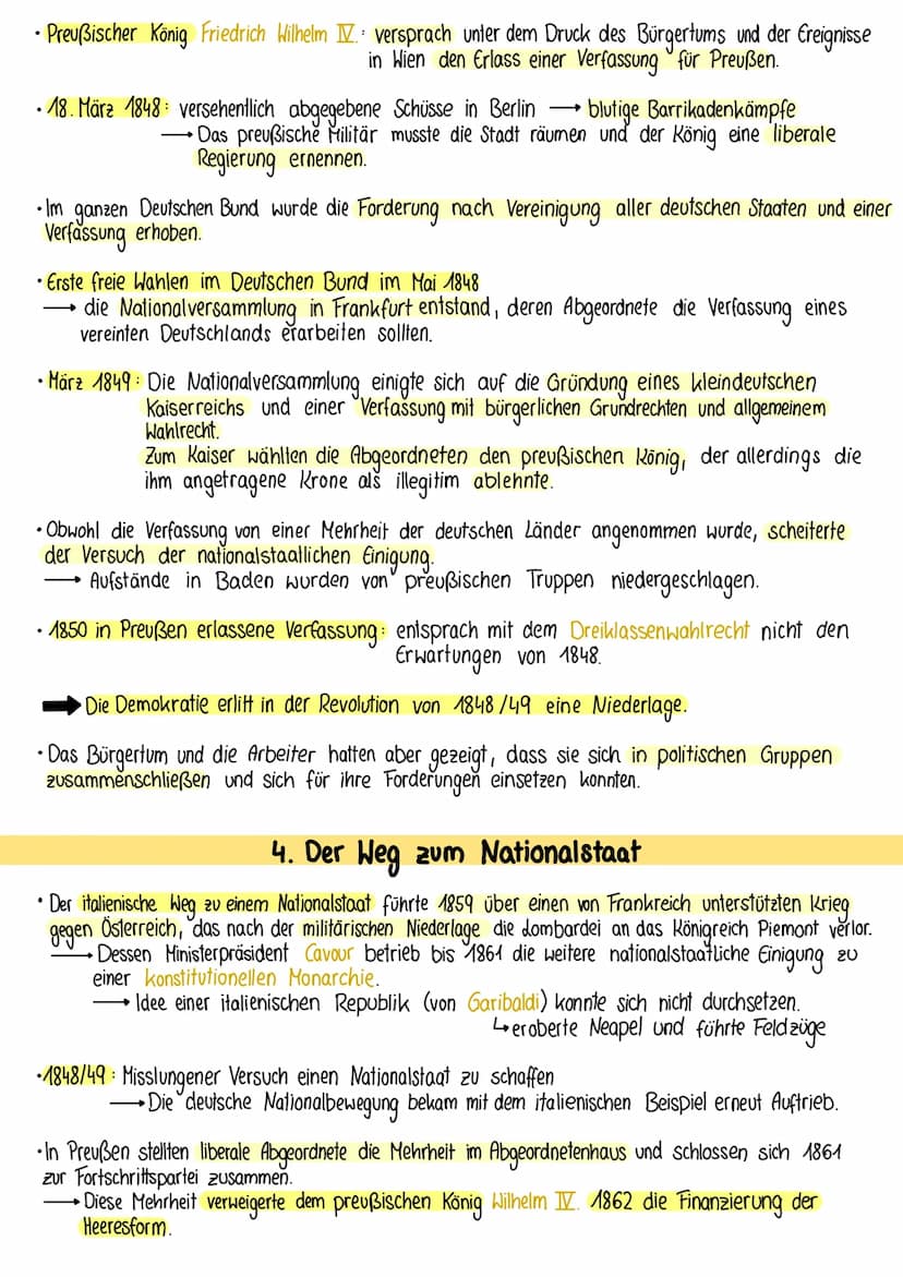 Geschichte
1. Studienvierteljahr
GesM 5
Vom Wiener Kongress
bis zur Gründung des
Deutschen Reiches 1. Restauration, Liberalismus und Nationa