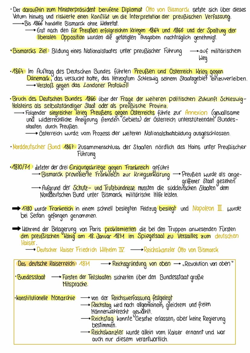 Geschichte
1. Studienvierteljahr
GesM 5
Vom Wiener Kongress
bis zur Gründung des
Deutschen Reiches 1. Restauration, Liberalismus und Nationa
