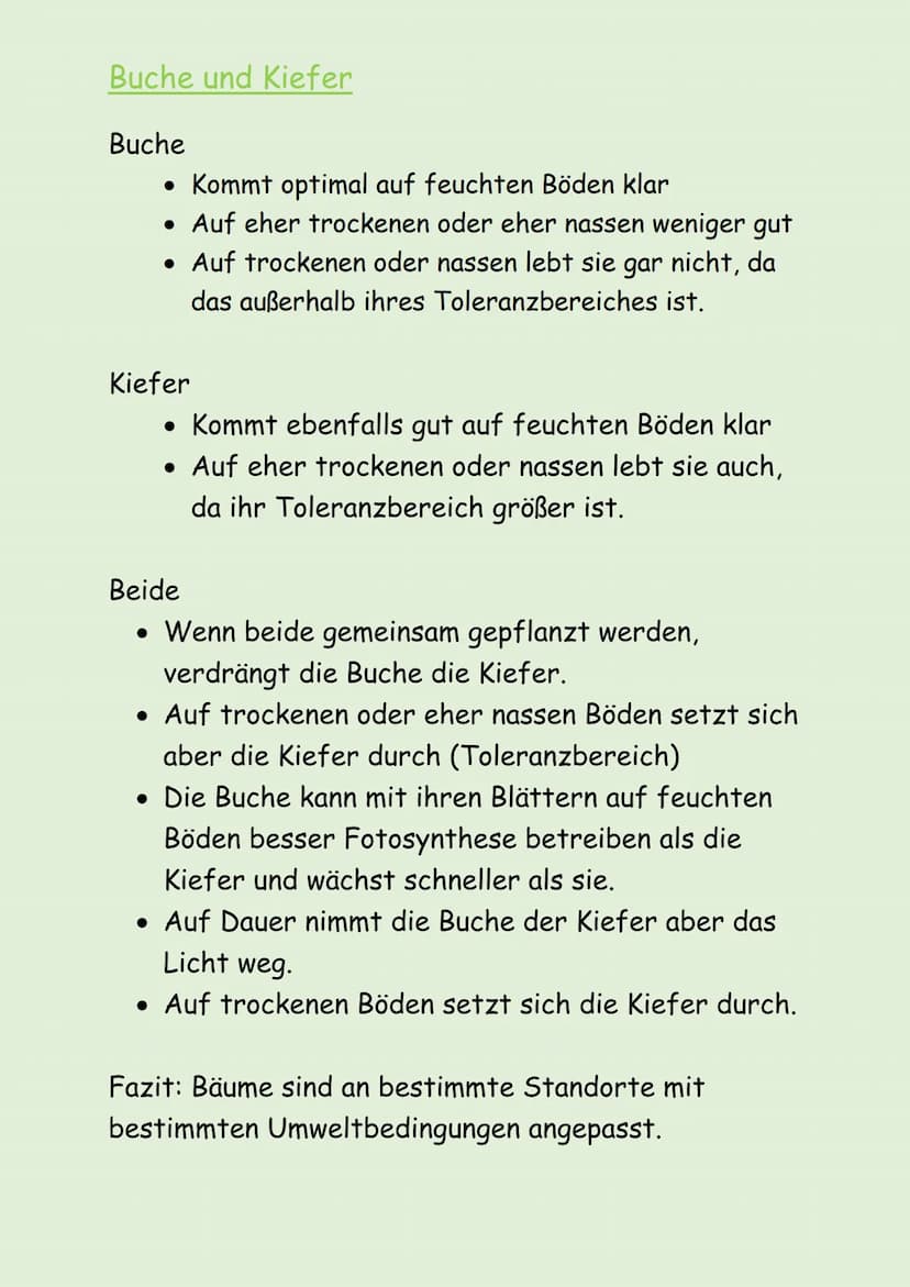 ÖKOSYSTEM WALD
Was ist ein Ökosystem?
• Unbelebte Natur = Biotop (z.B. Boden, Klima)
• Belebte Natur = Biozönose (z.B. Pflanzen, Tiere)
• Bi