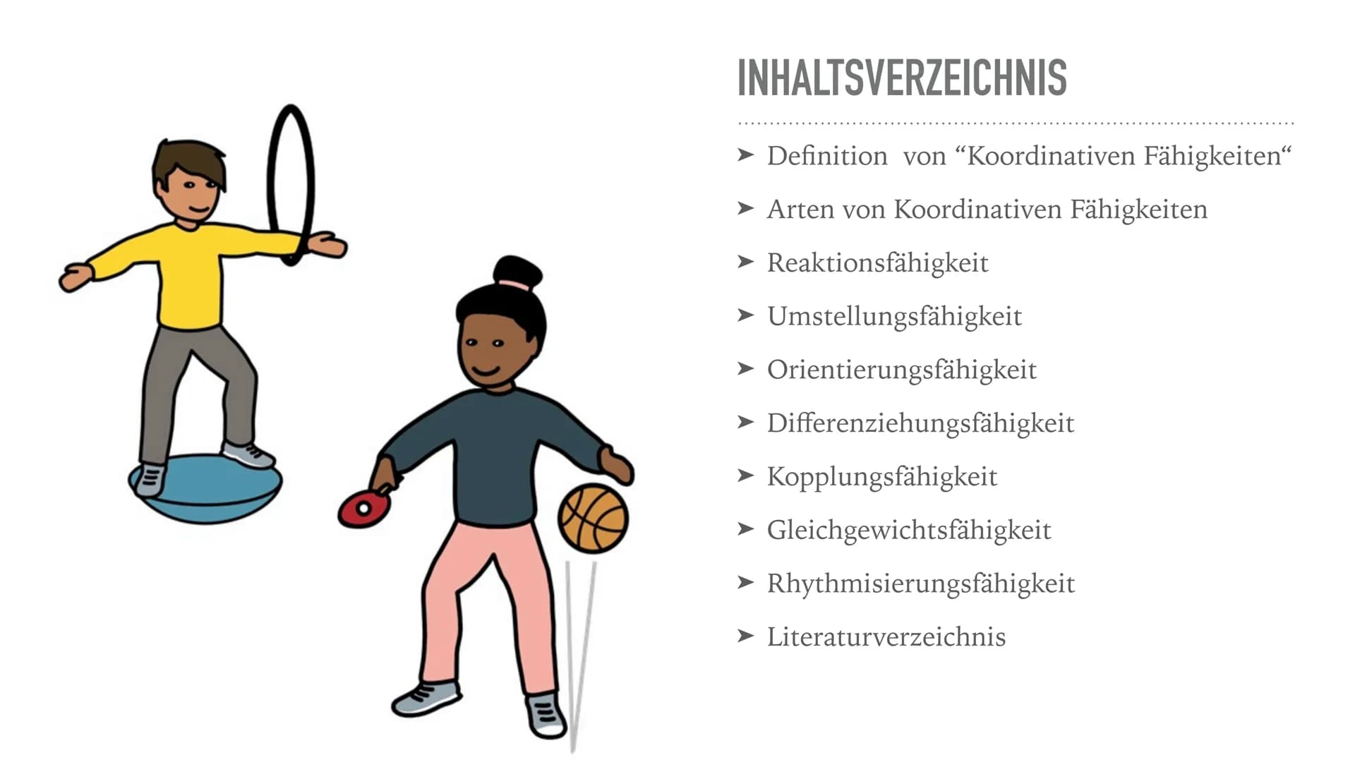 KOORDNINATIVE
FÄHIGKEITEN
Von Seymen und Koordinative Fähigkeiten
Reaktionsfähigkeit.
-> schnell & zielgerichtetes reagieren
bsp. Startschus