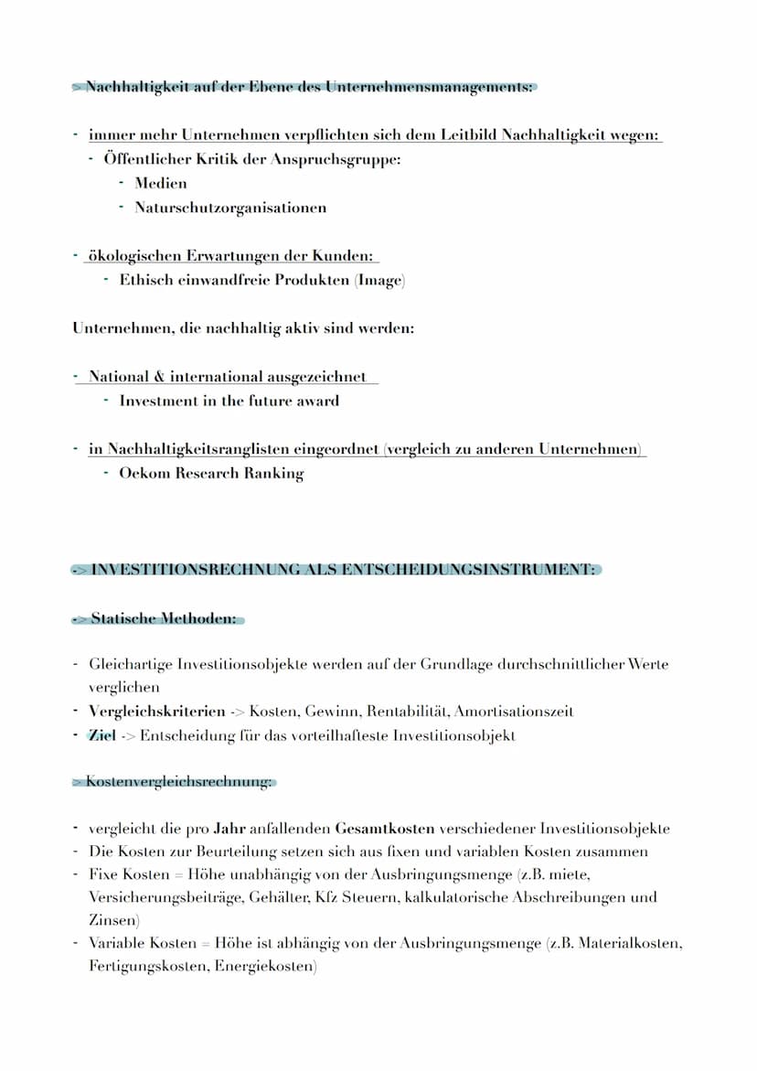 INVESTITIONEN:
- Definition:
> Investitionen sind die Verwendung von Finanzmitteln zur Beschaffung betrieblichen
Vermögens
> Investitionen g