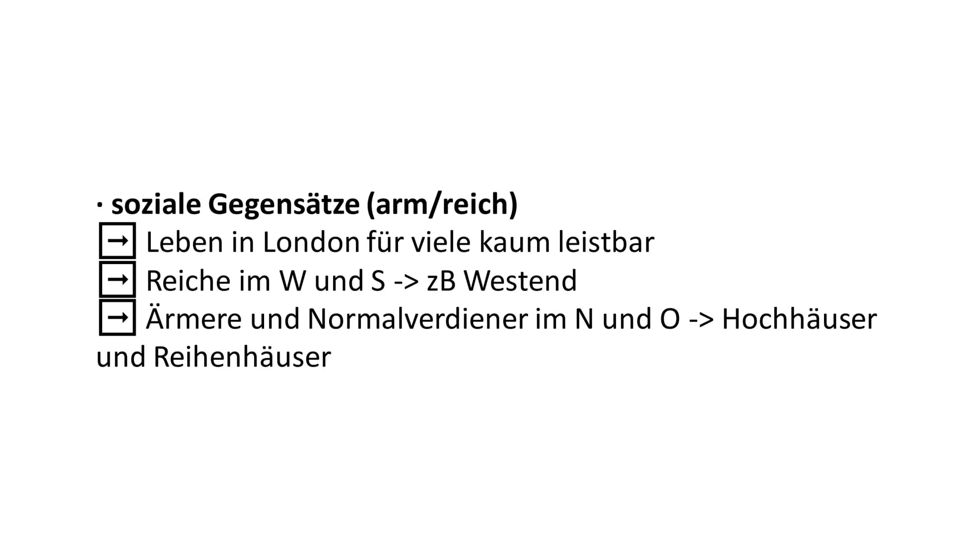 London - Weltstadt an der Themse • Global City (Weltstadt)
• an der Themse (Fluss)
• ca. 8 Mio. Einwohner
1/3 im Ausland geboren
Zuwanderer 