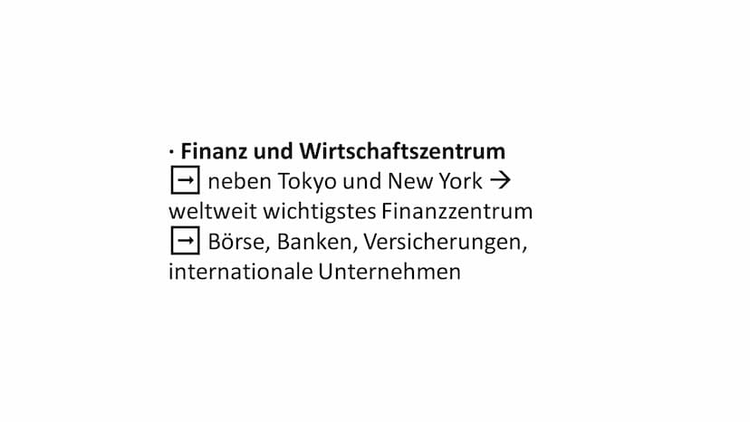 London - Weltstadt an der Themse • Global City (Weltstadt)
• an der Themse (Fluss)
• ca. 8 Mio. Einwohner
1/3 im Ausland geboren
Zuwanderer 