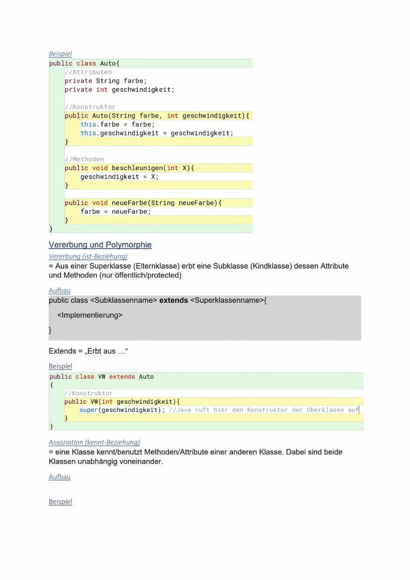 Informatik Zusammenfassung
Abitur
Mikail Bozburun Inhaltsverzeichnis
1. Objektorientierte Modellierung/Programmierung..
Klasse......
Konstru
