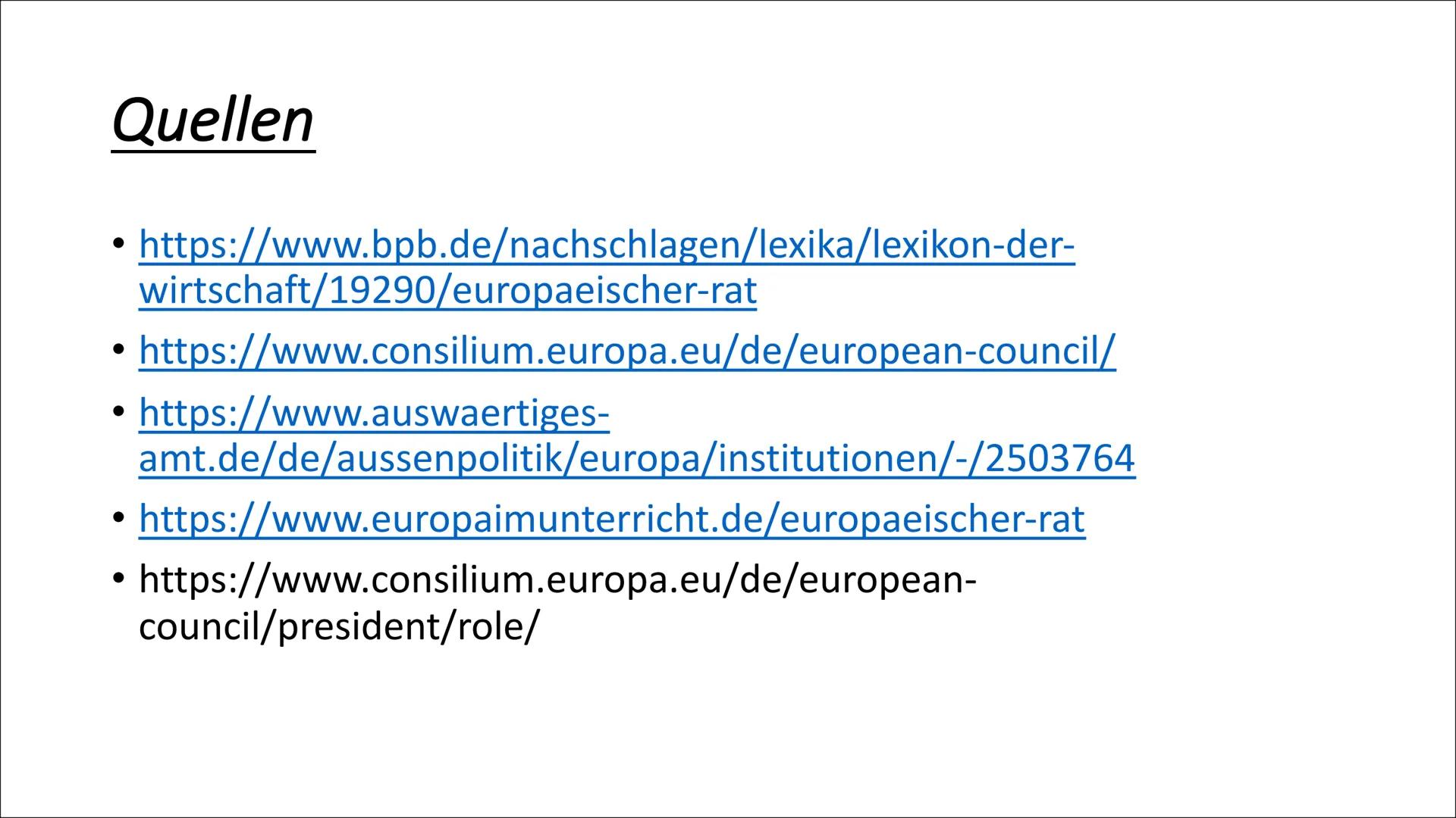 # Europäischer Rat # Inhaltsverzeichnis

- Allgemeines
- Geschichte
- Aufgaben und Funktionen
- Zusammensetzung
- Abstimmungsverfahren # All