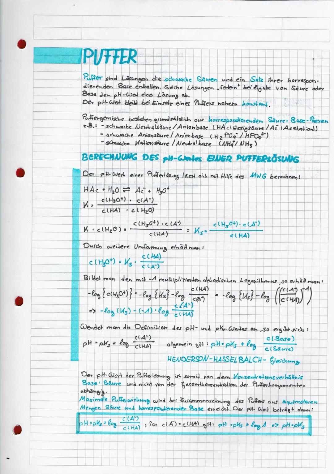 Wie man eine Pufferlösung mit bestem pH-Wert herstellt und berechnet