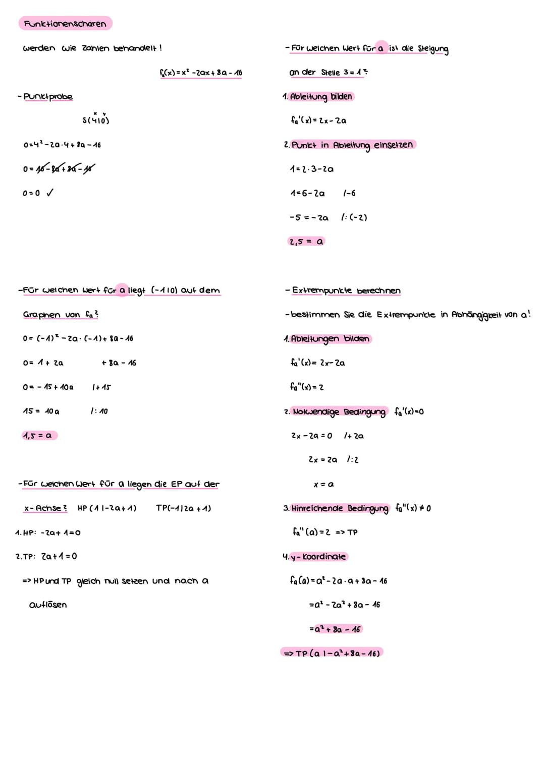 -Optimierungsaufgaben
-Funktionenscharen
-Steckbriefaufgaben
Optimierungsaufgaben
-Flächen an Wänden maximieren/minimieren:
1. Hauptbedingun
