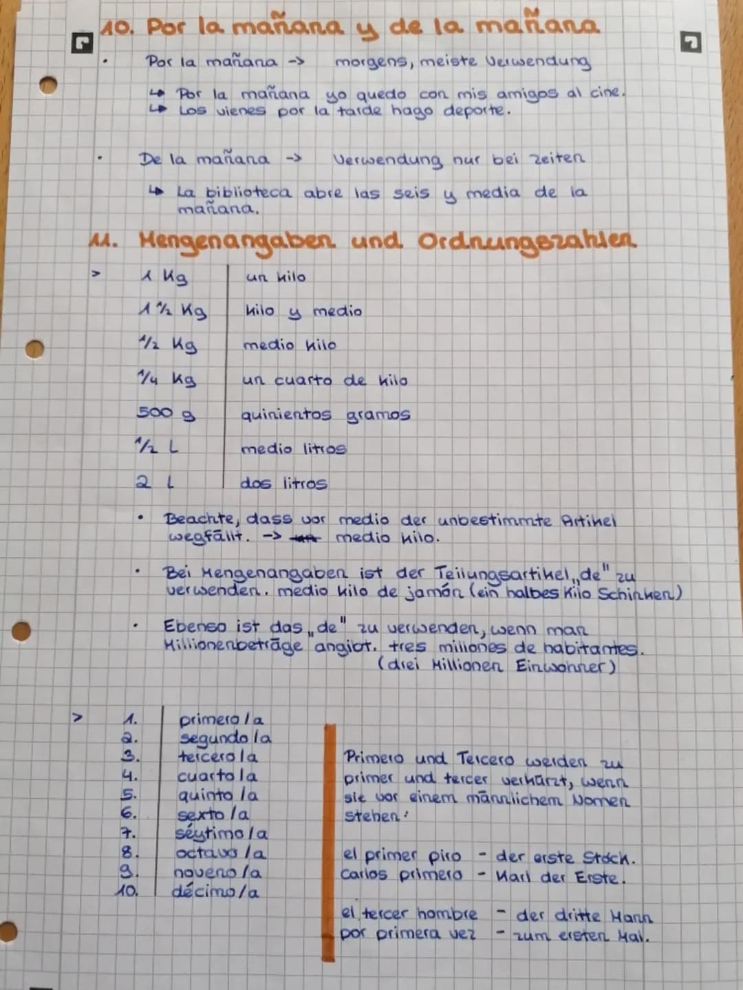 IG
ESPAÑOL
A. abecedario
a. Los númeras
3. Masculino/ Feminino + Plural/Singular
4. Begrüßungen und Verabschiedungen
5. Dach dem Befinden fr