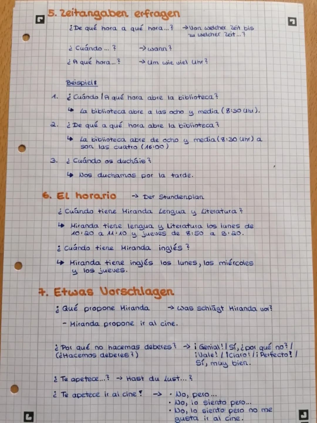 IG
ESPAÑOL
A. abecedario
a. Los númeras
3. Masculino/ Feminino + Plural/Singular
4. Begrüßungen und Verabschiedungen
5. Dach dem Befinden fr