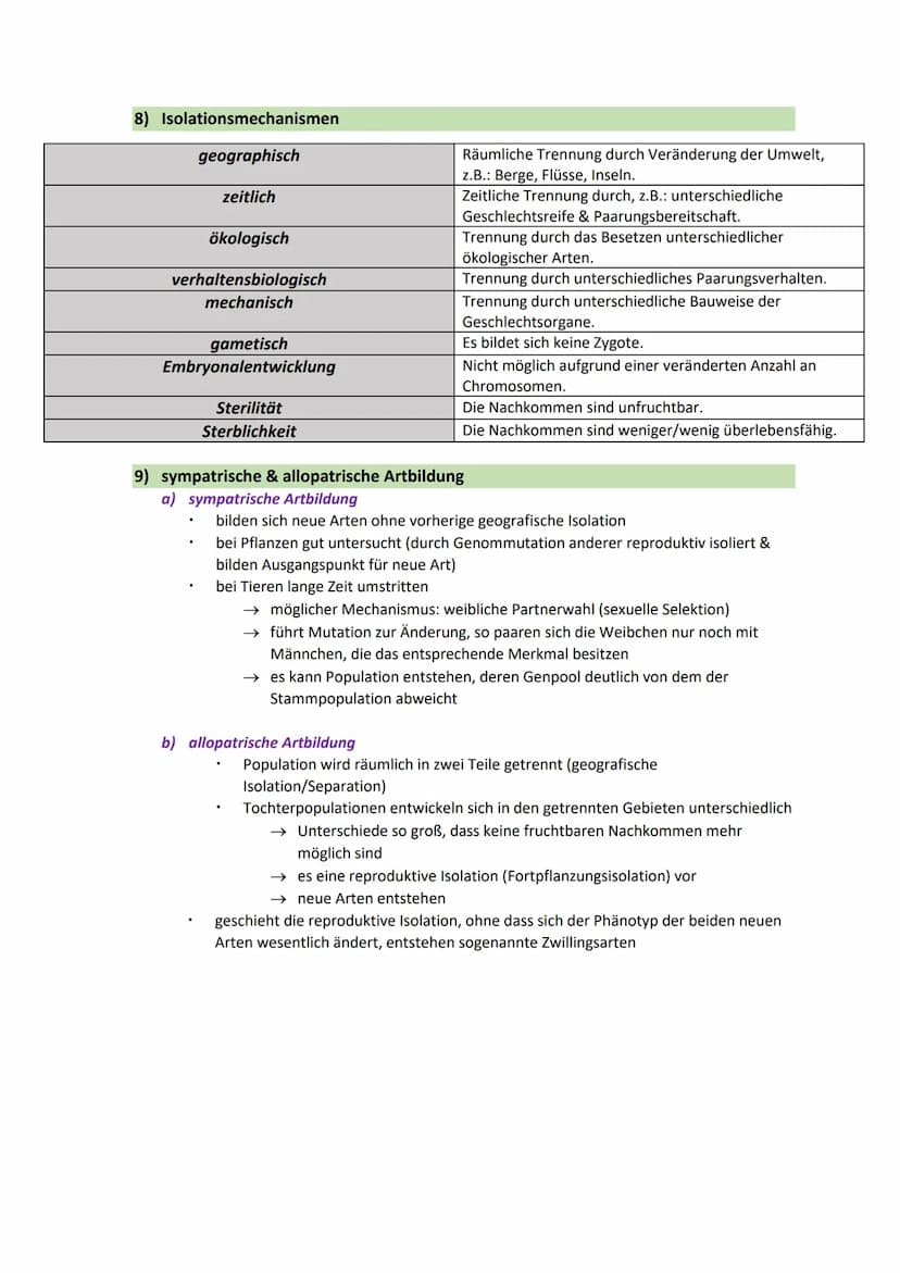 synthetische Evolutionstheorie
1) Definition: synthetische Evolutionstheorie
Vereinigung der Erkenntnisse aus verschiedenen naturwissenschaf