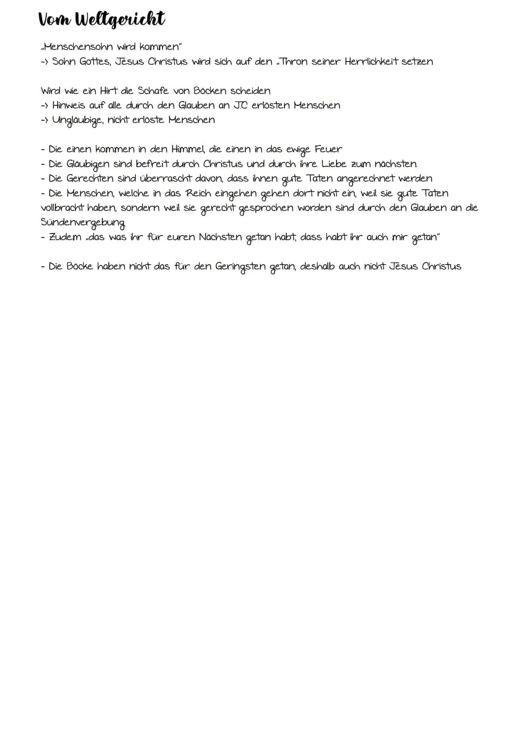 Identitatssuche bei Weltuntergang
Machtlosigkeit
anderungswunsch.
Erfahrung-
-Religion
DEFINITION:
Eschatologie
LEHRE DER LETZTEN DINGE
Nach