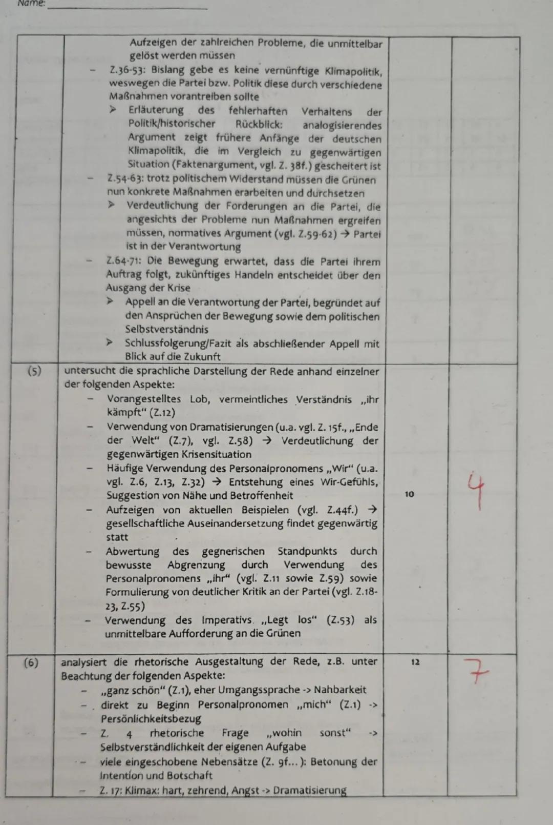 1. Klausur
Deutsch, Grundkurs Q2
Thema: (Politische) Reden in ihrem historischen Kontext analysieren
Aufgabenstellung
1. Analysieren Sie den