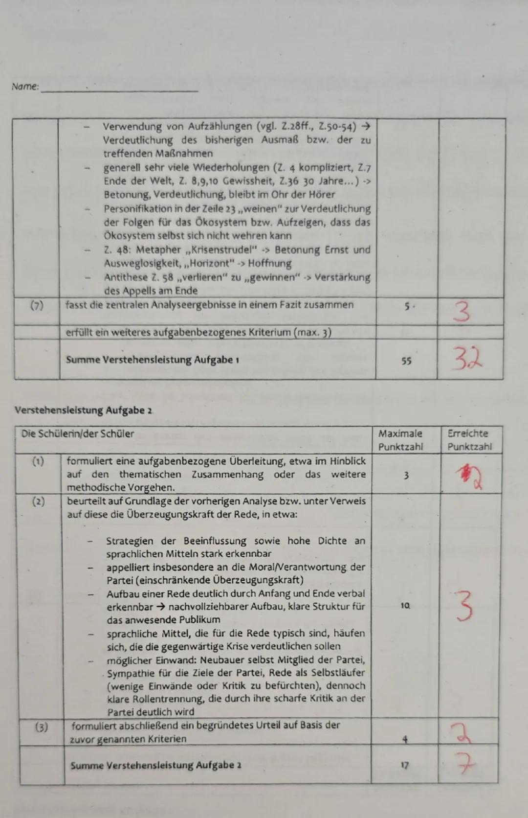 1. Klausur
Deutsch, Grundkurs Q2
Thema: (Politische) Reden in ihrem historischen Kontext analysieren
Aufgabenstellung
1. Analysieren Sie den