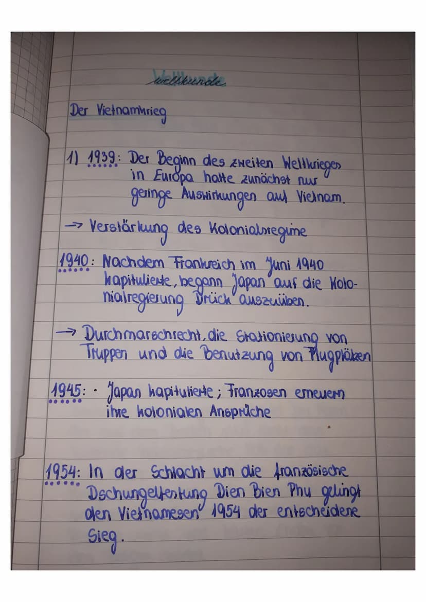 M 1939
JAKEBE
1954
ه هو
FRAM
1940
JAPAN
1959
VIET
CONG
FRAN
1945
JAPAN
1965
VIET
CONG
FRAN
well Autre
PAX wellkunde
Der Vietnamkrieg
1) 1939