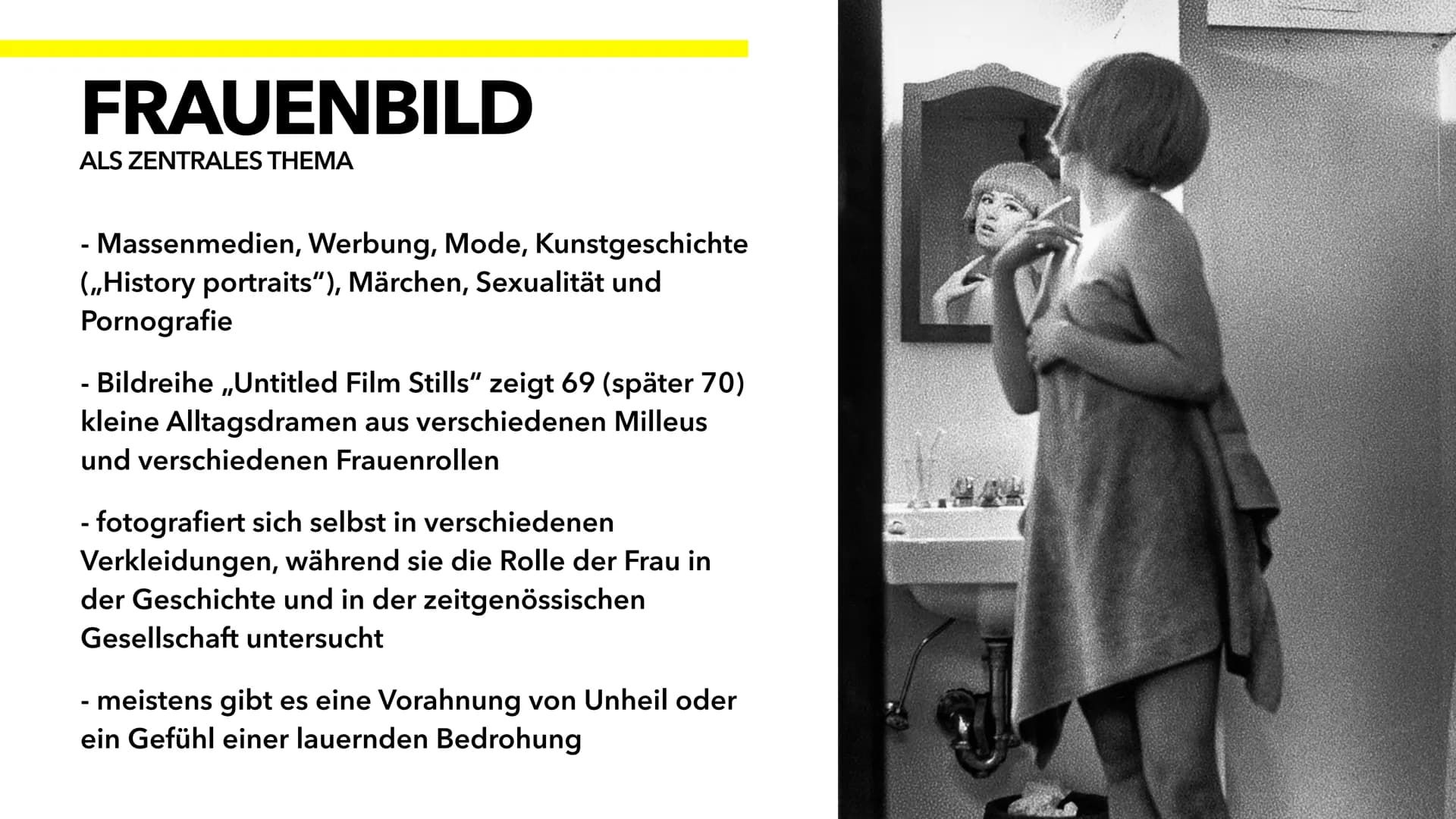 ,,DIE FRAU MIT DEN TAUSEND GESICHTERN"
CINDY SHERMAN BIOGRAFIE
- voller Name: Cynthia ,,Cindy" Morris Sherman
- geboren am 19. Januar 1954 i