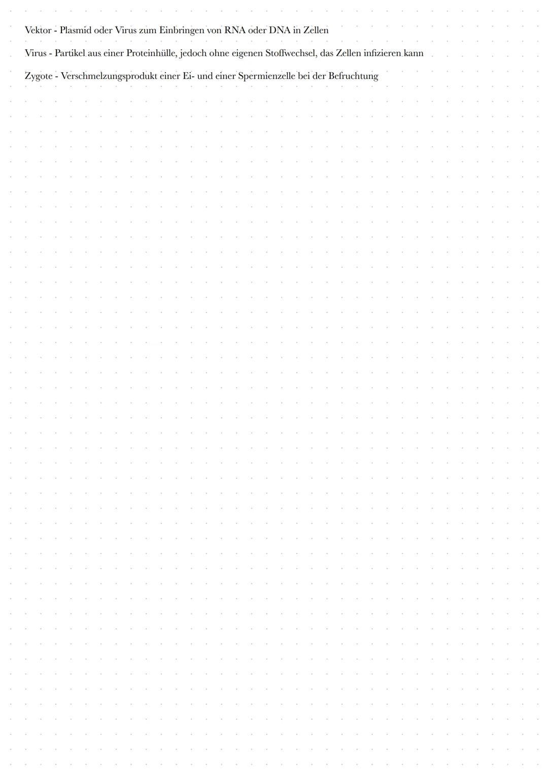 GLOSSAR - GENETIK
Allel - Variante eines Gens/Erbanlage
Aminosäure - Bausteine des Eiweißmoleküls, etwa 20 verschiedene Typen
Anaphase - Pha