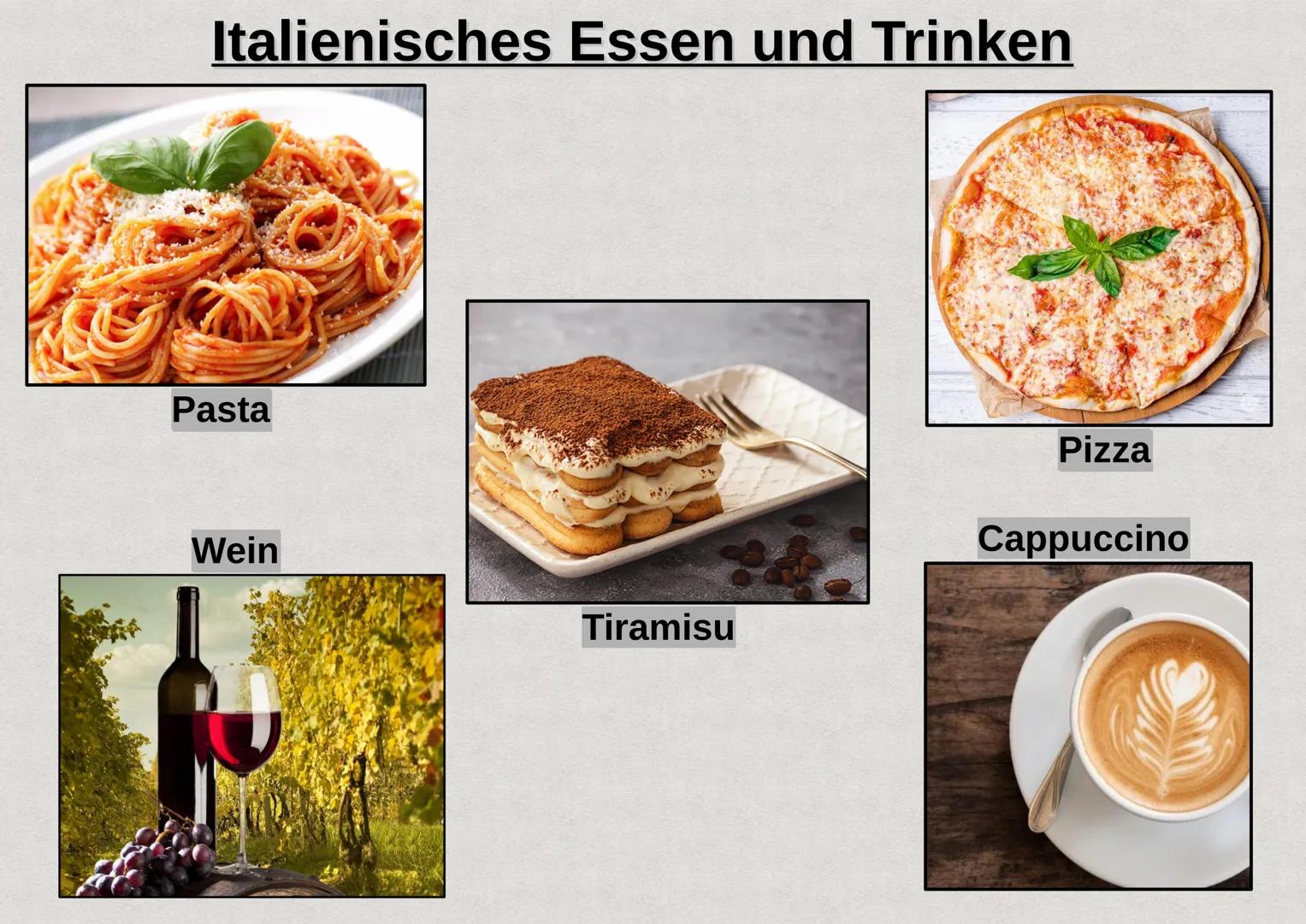 Präsentation über das
Land
Italien INHALTSVERZEICHNIS
1. Allgemeine Informationen
2. größter See/ höchster Berg
3. Angrenzende Meere
4. Nach