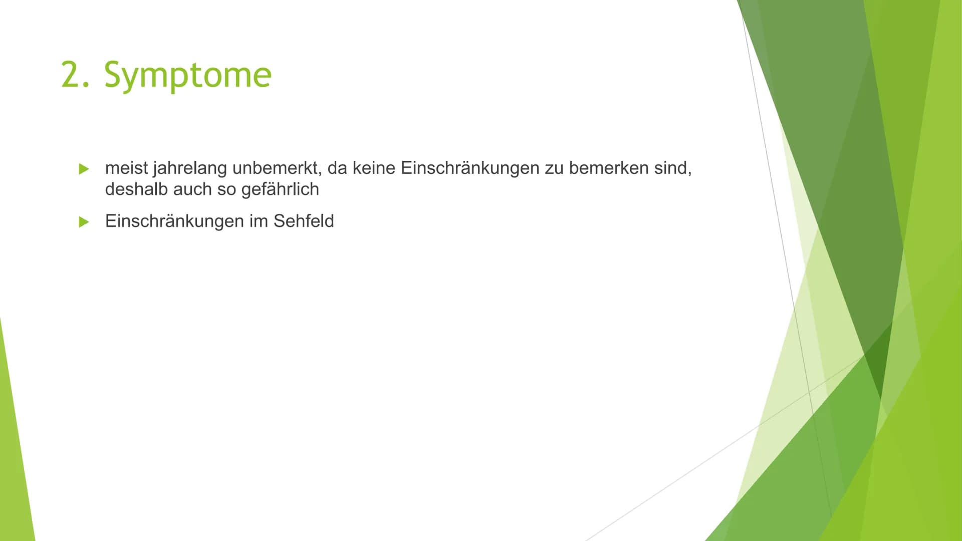 Der grüne Star
(Glaukom) Gliederung
1. Was ist ein Glaukom
2. Symptome
3. Arten von Glaukomen
4. Entstehung
5. Behandlung
6. Quellen
Geschäd