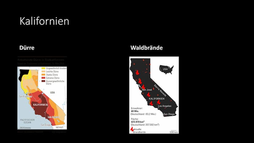 Waldbrände
am Beispiel Nordamerika ●
Was sind Waldbrände?
• Verbreitung
●
Entstehung
Bekämpfung
Prävention
●
●
●
Waldbrände in Nordamerika
-