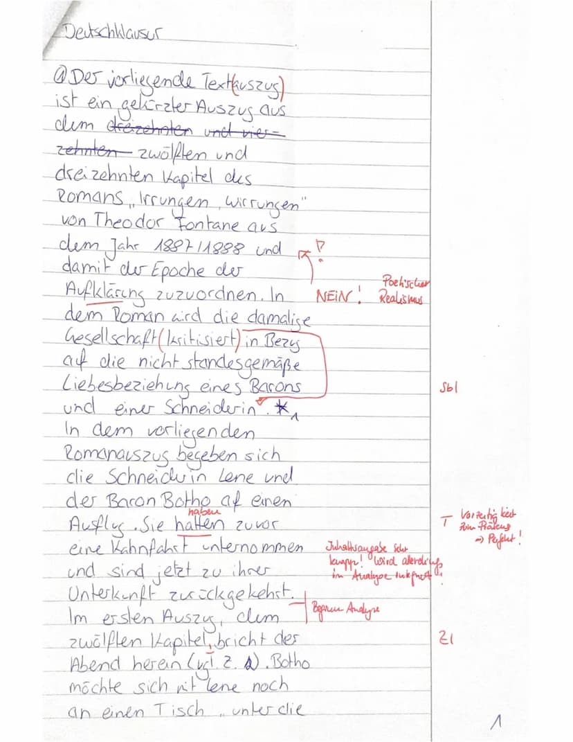 5
10
Thema der UR:
Aufgabenart:
Klausur Nr. 2
Literatur und Sprache um 1900 / Heinrich Mann: ,,Der Untertan"
Vergleichende Analyse und Inter