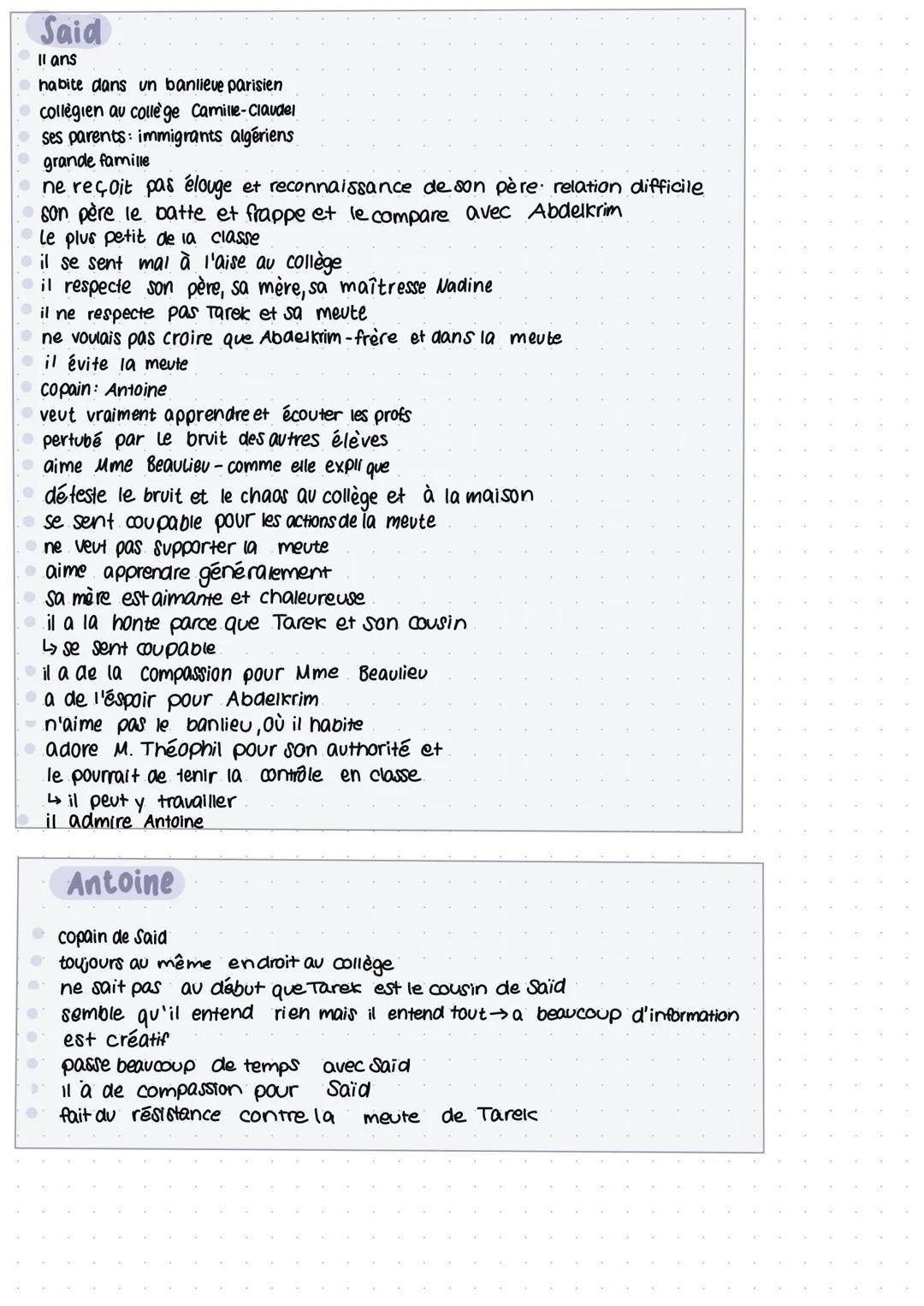 Q12.
Operatoren Décrire et carakteriser un personnage
Prendre position
Décrire et carakteriser un personnage
Dintroduction
Le texte « écrit 