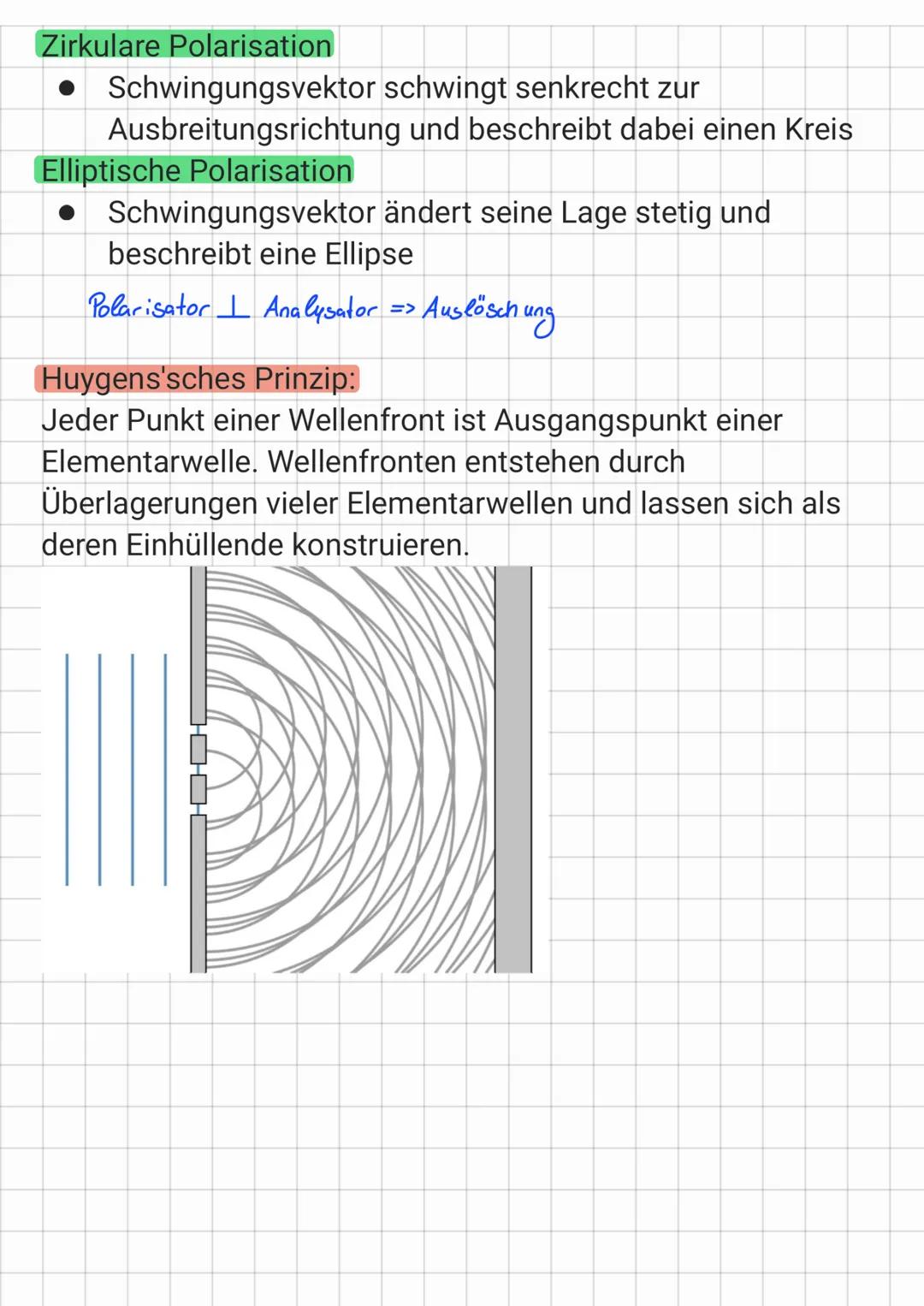# Wellen
Arten mechanischer Wellen:
a Longitudinalwelle: (Druck- oder Kompressionswelle)

Ausbreitungsrichtung
Schwingungsrichtung
$c_l = \s