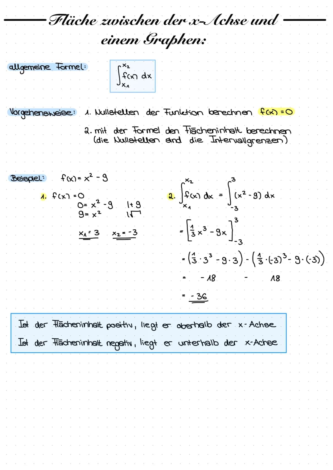 -Integralrechnung
Stammfunktionen und unbestimmte Integrale
Wenn man die Stammfunktion einer Funktion sucht, muss man
integrieren (aufleiten