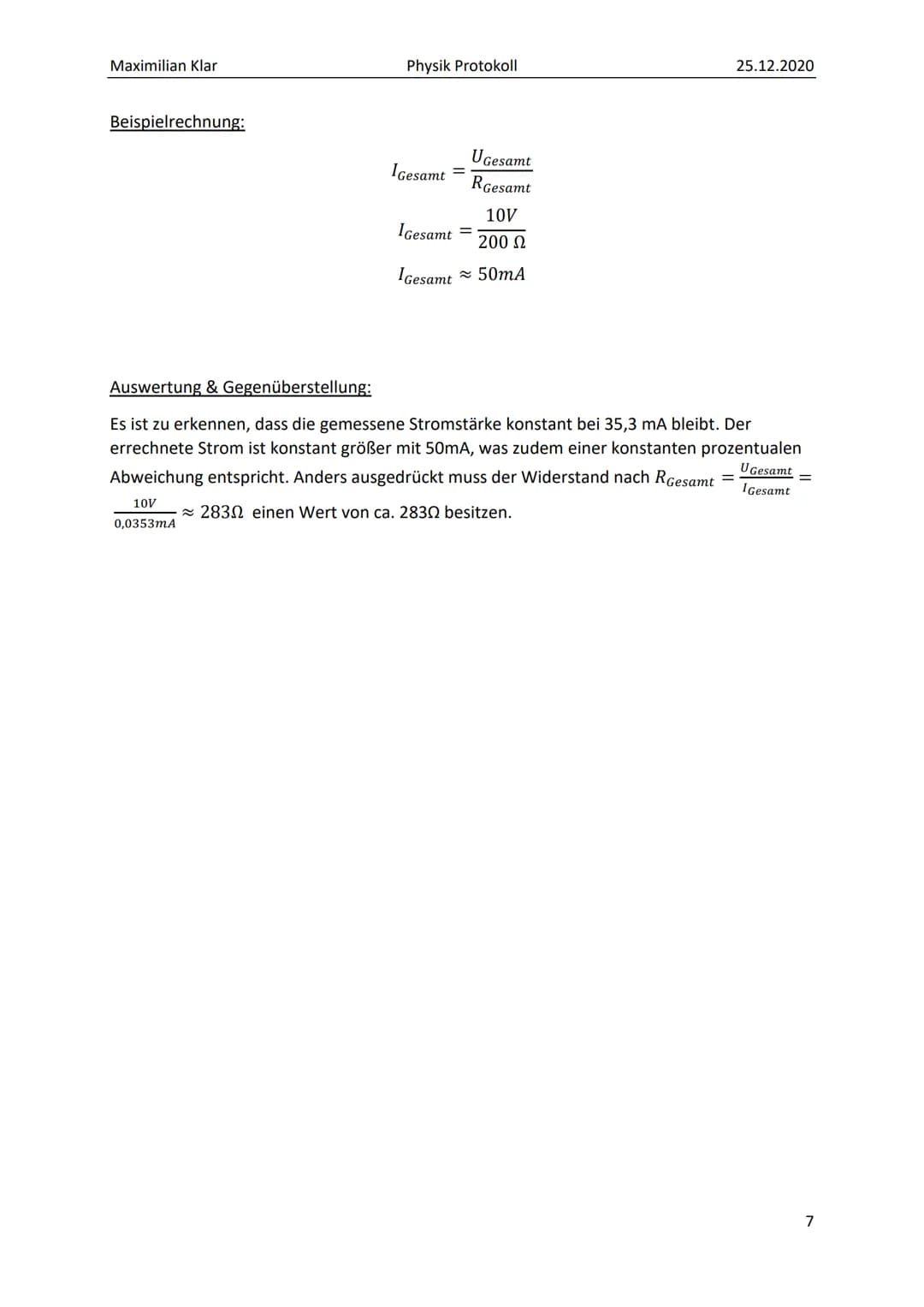 PROTOKOLL ZU
SPANNUNGSTEILERN Maximilian Klar
Inhalt
1. Grundlagen / Theorie:
2. Versuchsdurchführung:..
Versuch 1:.
a) Potentiometerschaltu