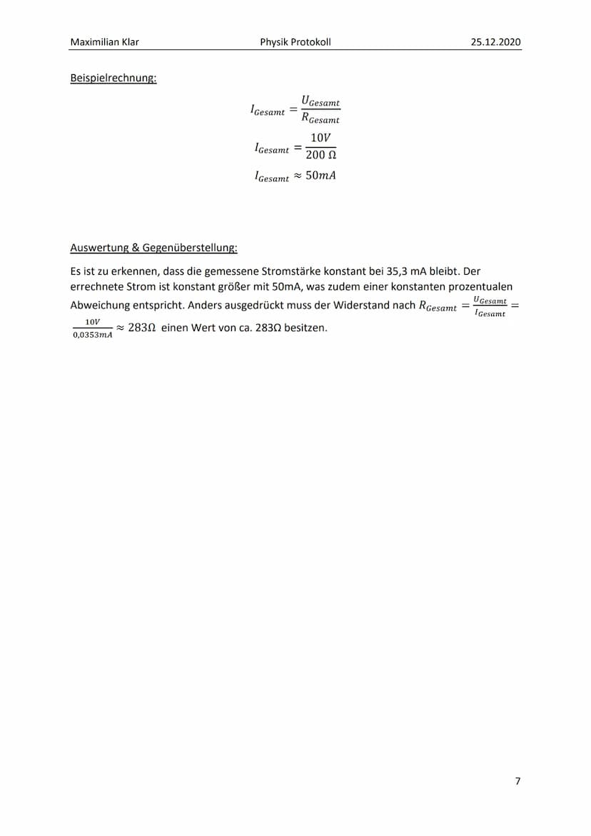 PROTOKOLL ZU
SPANNUNGSTEILERN Maximilian Klar
Inhalt
1. Grundlagen / Theorie:
2. Versuchsdurchführung:..
Versuch 1:.
a) Potentiometerschaltu