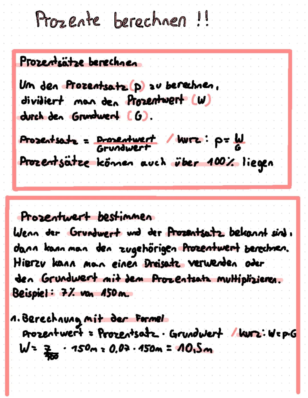 Prozentwerte