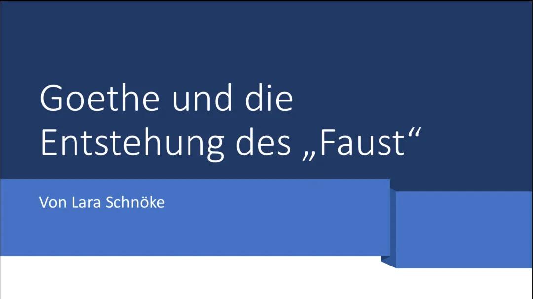 Wie lange schrieb Goethe an Faust 1 und 2? Entstehung und Veröffentlichungen