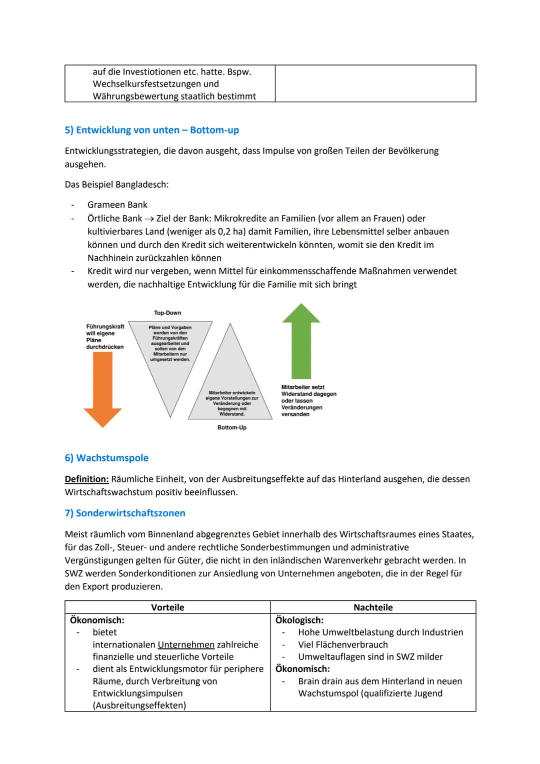 Strategien und Instrumente zur Reduzierung von
Disparitäten
1) Entwicklungsstartegien
1)
Entwicklungszusammenarbeit
Bilateral: Industrieländ