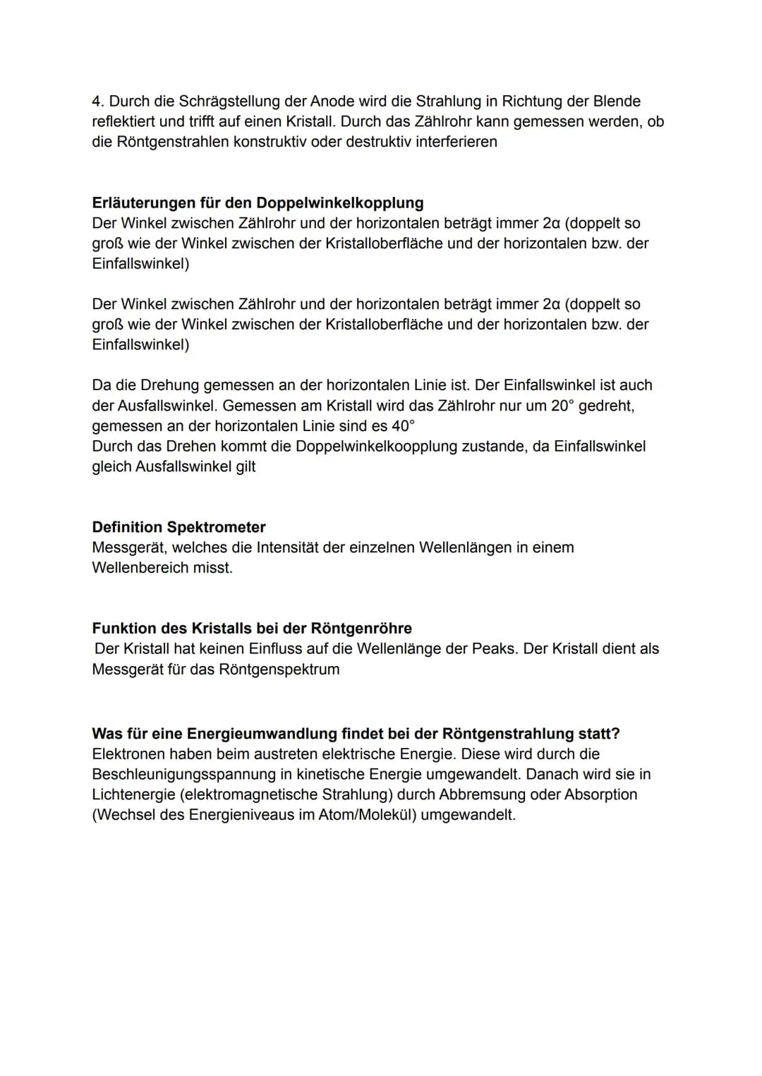 Aufbau
Ua
Alles zur Röntgenröhre/Röntgenstrahlung
Beschleunigungs- +
spannung UB
mmm
Blende
e
PANZAN
Anode mit Kühlung
Heizspannung
Röntgens