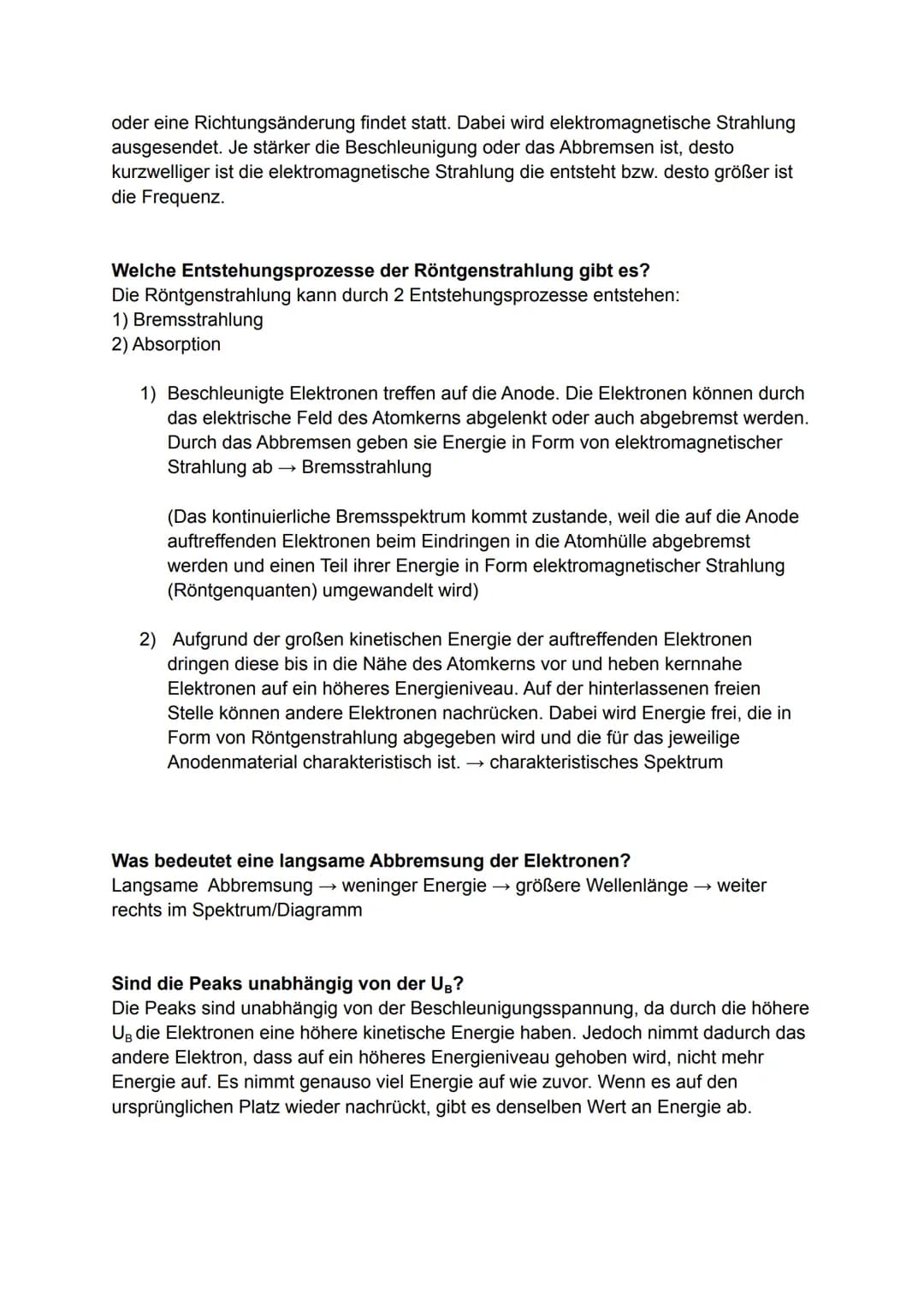 Aufbau
Ua
Alles zur Röntgenröhre/Röntgenstrahlung
Beschleunigungs- +
spannung UB
mmm
Blende
e
PANZAN
Anode mit Kühlung
Heizspannung
Röntgens