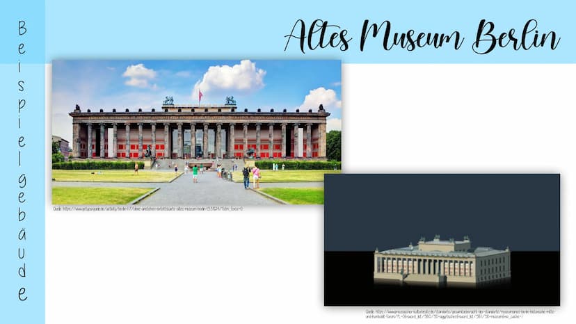 Klassizismus
& die Architektur der Epoche
Die Epoche (ca. 1770-1840)
von Klassik abgeleitet
Rückgriff auf römische und griechische antike
au