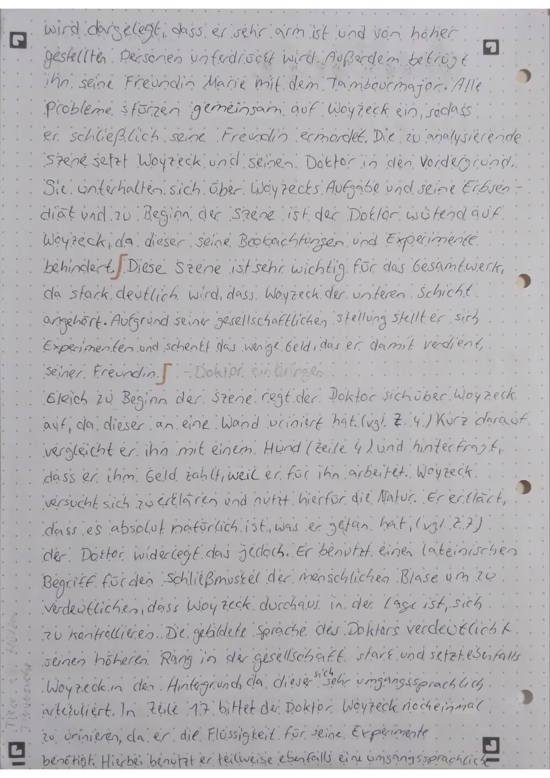 deutsch
plausur (180 Minuten
1. Aufgabe: Analyse -> Text aus Woyzeck
-> Zitate.
13.09.2021
2. Aufgabe: Erläuterung -> Text aus. Wojzeck
L> W