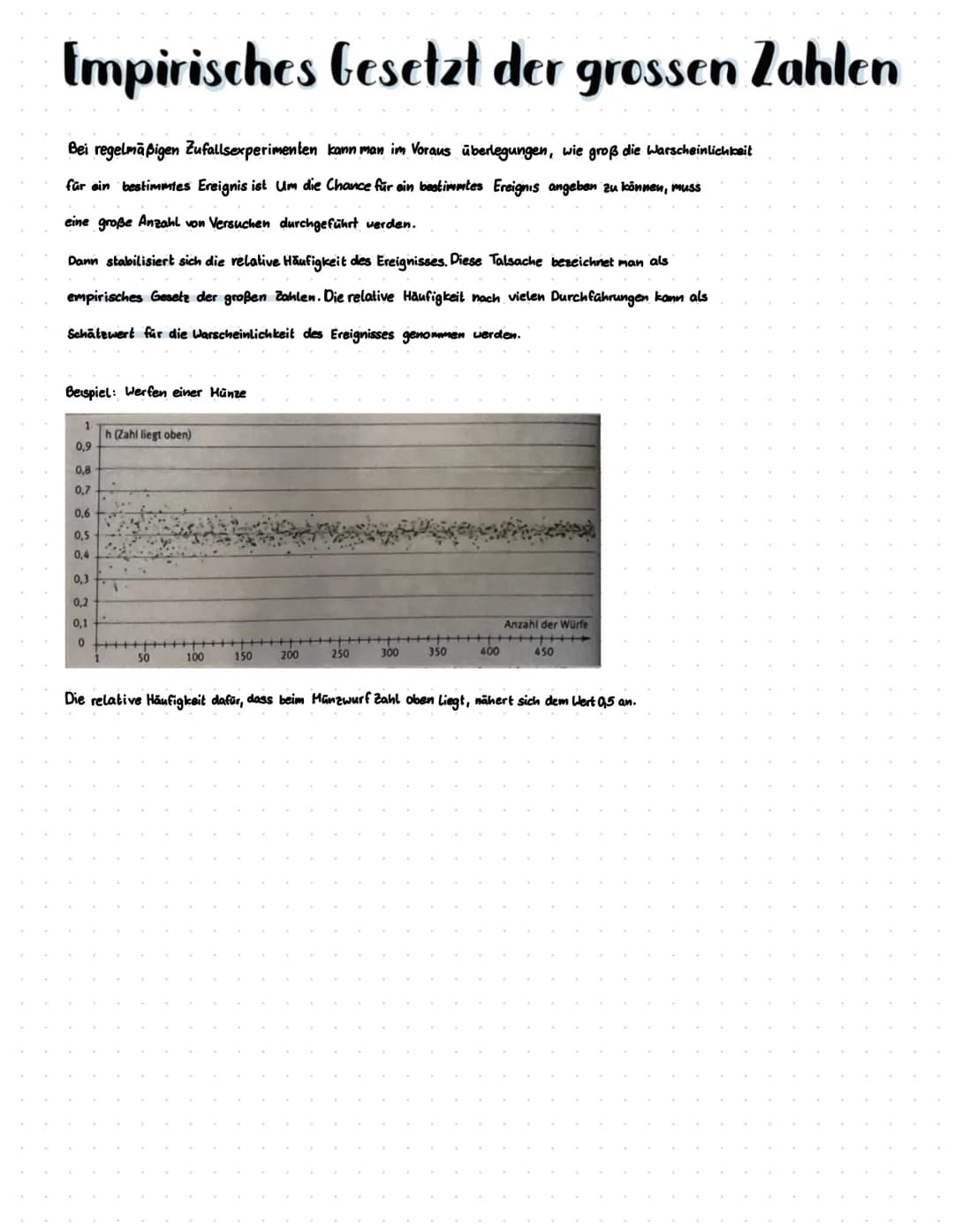 DATEN UND ZUFALL Ereignisse
Die Menge allermöglichen Ereignisse eines
Zufallsexperiments nennt man
Ergebnisraum Ω.
[- lies: Omega]
Ergebniss