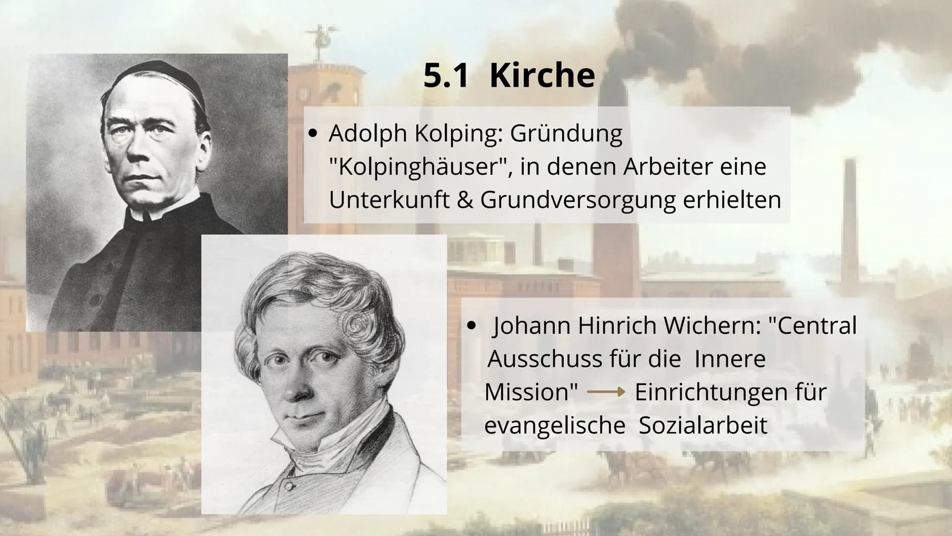 Vortrag Geschichte
Die soziale Frage
y Handout- Die soziale Frage
Entstehung & Ursachen
• grundlegende Veränderung
der Wirtschaft
• Ersetzen