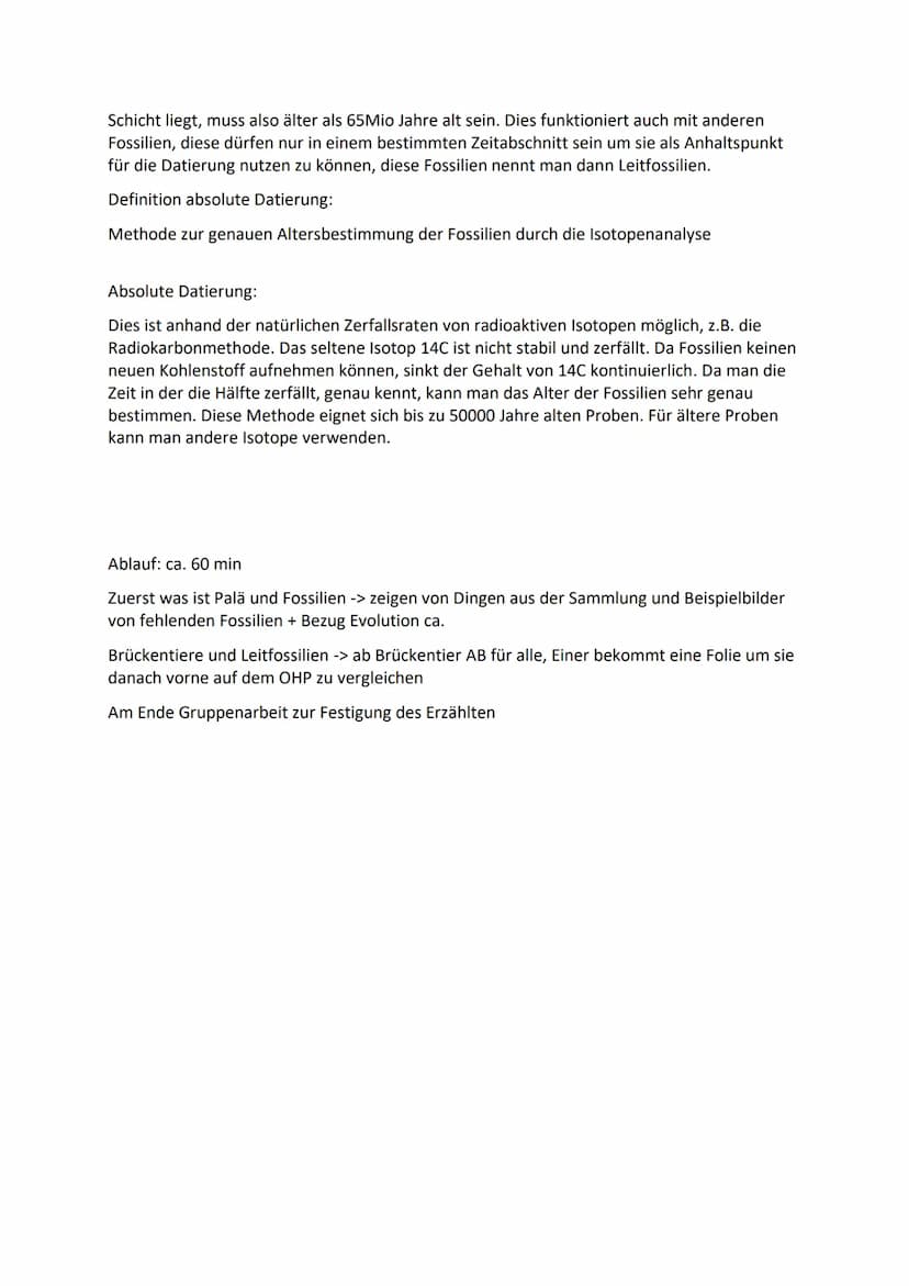 Paläontologie
Die Wissenschaft der vergangenen Erdzeitalter und dessen Überreste Bio Paläontologie Zusammenfassung:
Ich Paläontologie- was i
