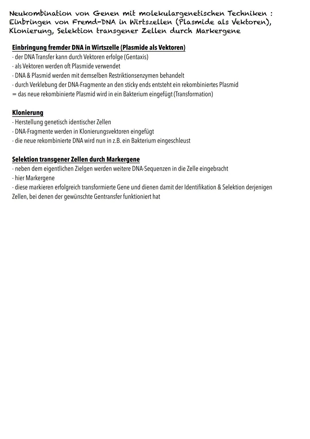 Q1
Genetik BIOLOGY Abitur Checkliste - Themenübersicht
Von der DNA zum Protein
Aufbau und Replikation der DNA: Watson-Crick-Modell (Schema),